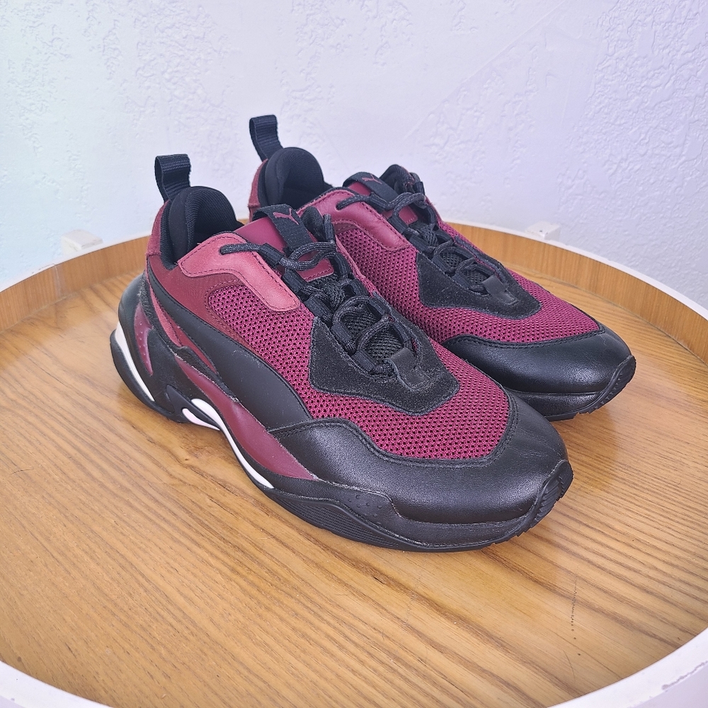 Puma Thunder Spectra Burgundy Athletic Shoes - Picture 2 of 12